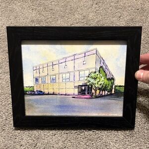 Framed “the office” Building Artwork by Pam Beesly